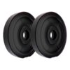 Kore K-PVC-Rw (10Kgx2) Free Weights Combo, 20 Kg, Black