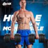 FitBox Sports Intruder 20 Kg Adjustable PVC Dumbbells Weights With Dumbbells Rods For Home Gym & Strength Training, 10 Kg X 2 (Black) - Image 3