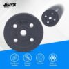 FitBox Sports Intruder 20 Kg Adjustable PVC Dumbbells Weights With Dumbbells Rods For Home Gym & Strength Training, 10 Kg X 2 (Black) - Image 4